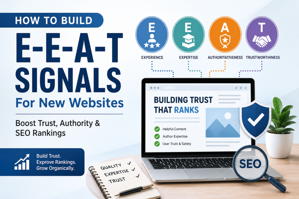 How to build E-E-A-T signals for new websites